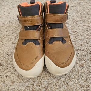 Vivo barefoot Kids Brown and Orange Shoes